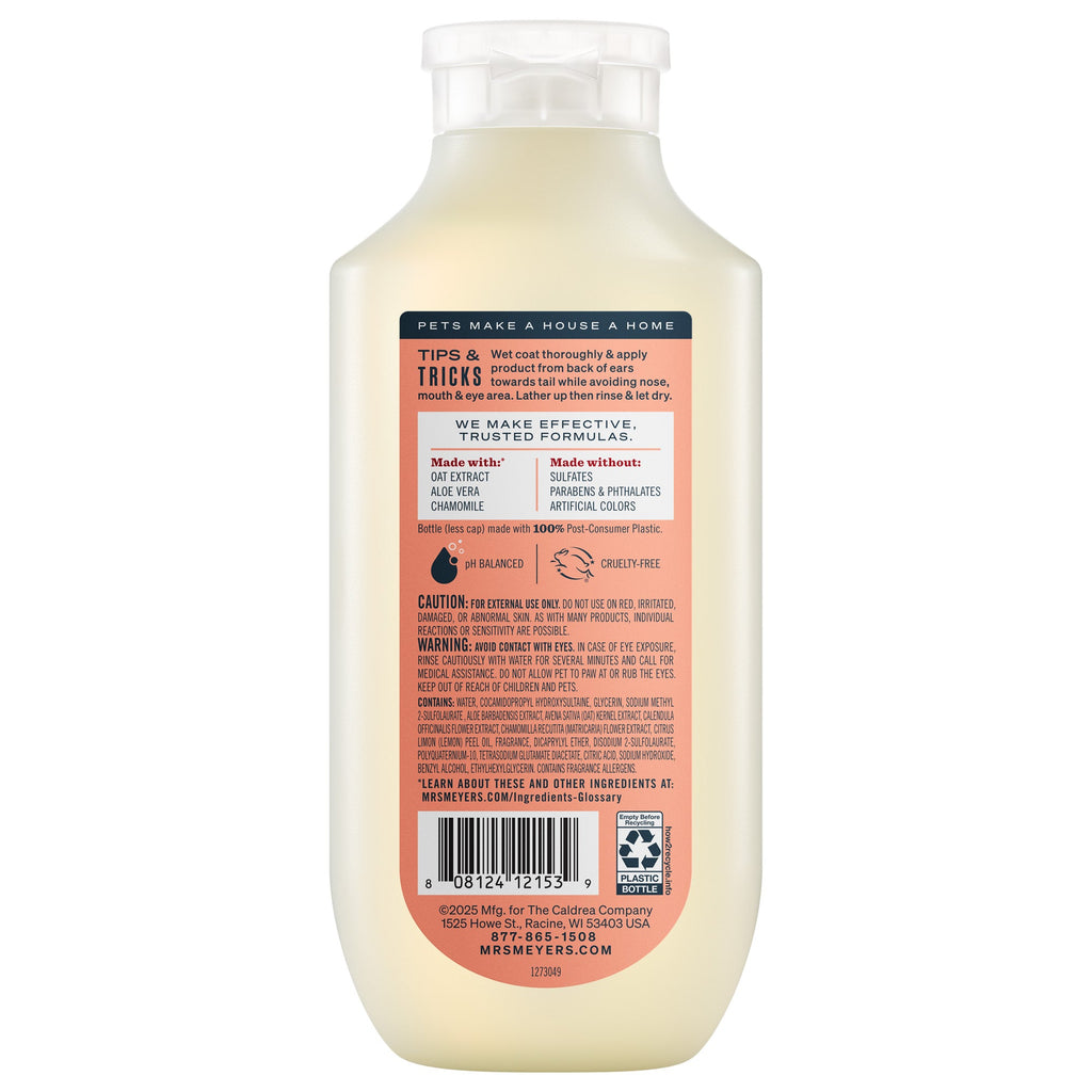 Home Care White Peach 3-in-1 Dog Shampoo