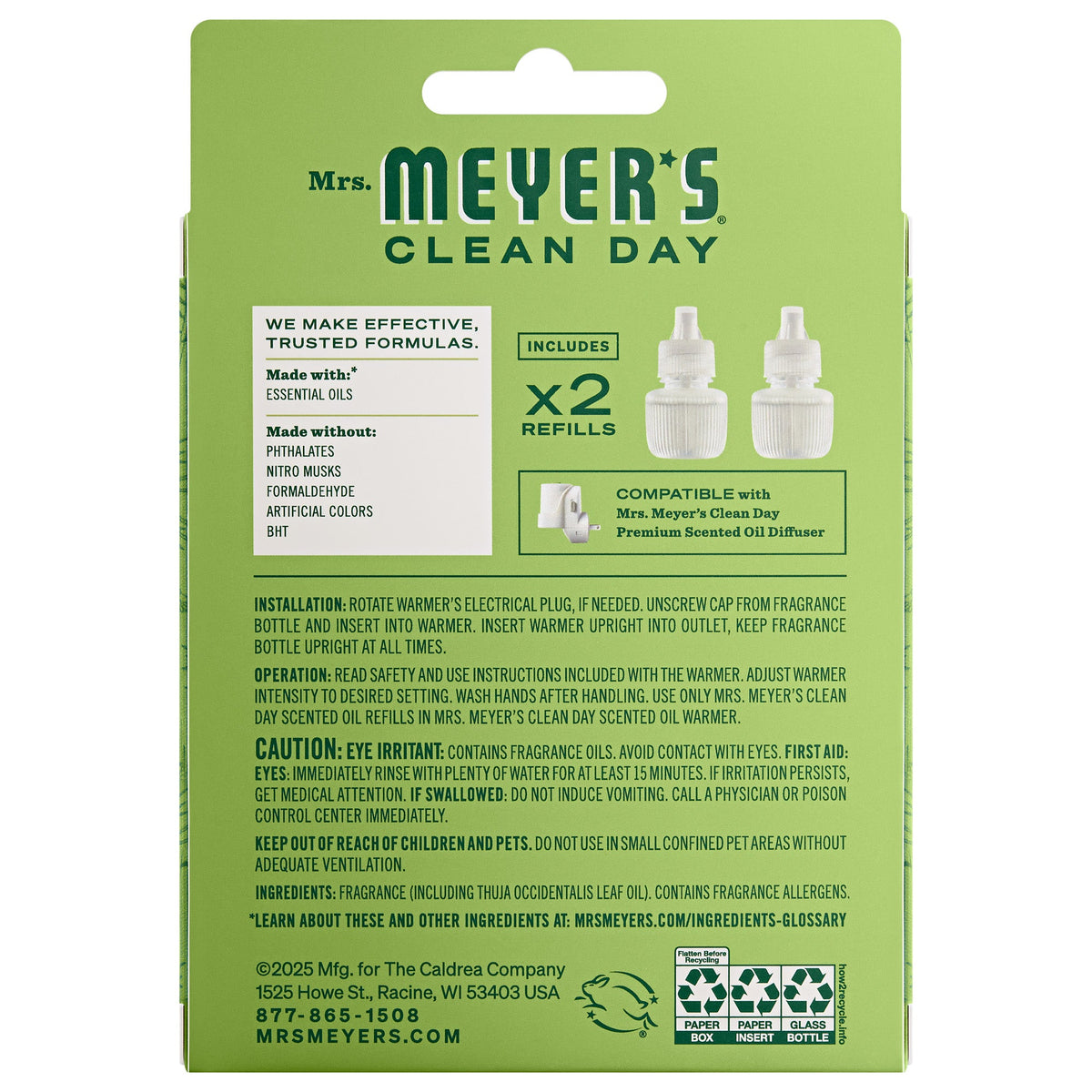Iowa Pine Plug In Scented Oil Refill, 2-Pack - Home Care