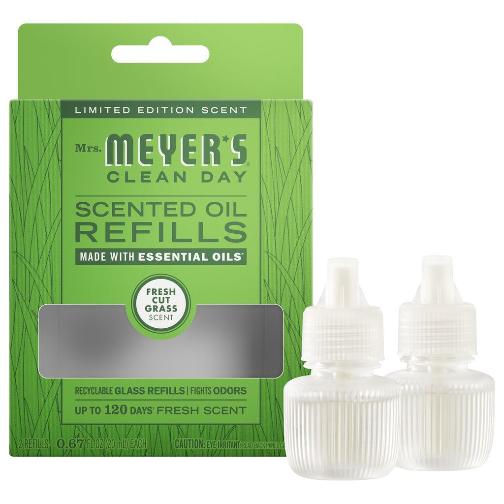 Home Care Fresh Cut Grass Plug In Scented Oil Refill, 2-Pack