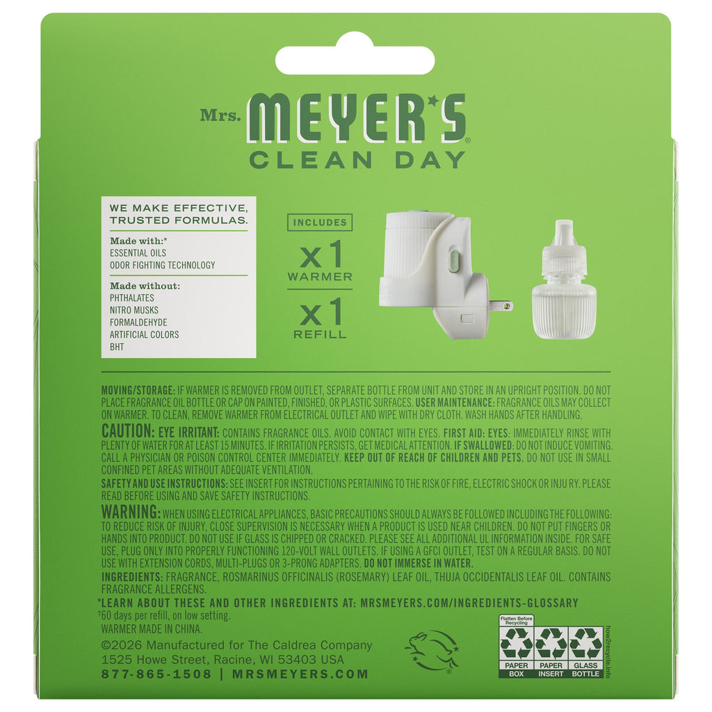Fresh Cut Grass Plug in Scented Oil Warmer With Refill - Home Care