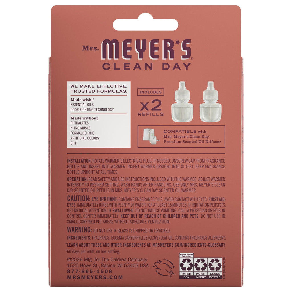 Home Care Fall Leaves Plug In Scented Oil Refill, 2-Pack