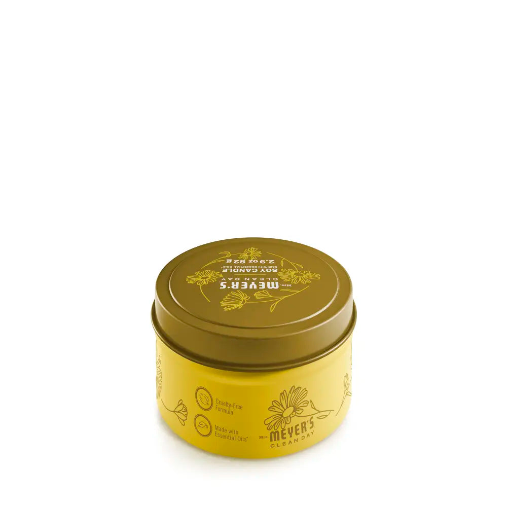 Home Care Daisy Tin Candle