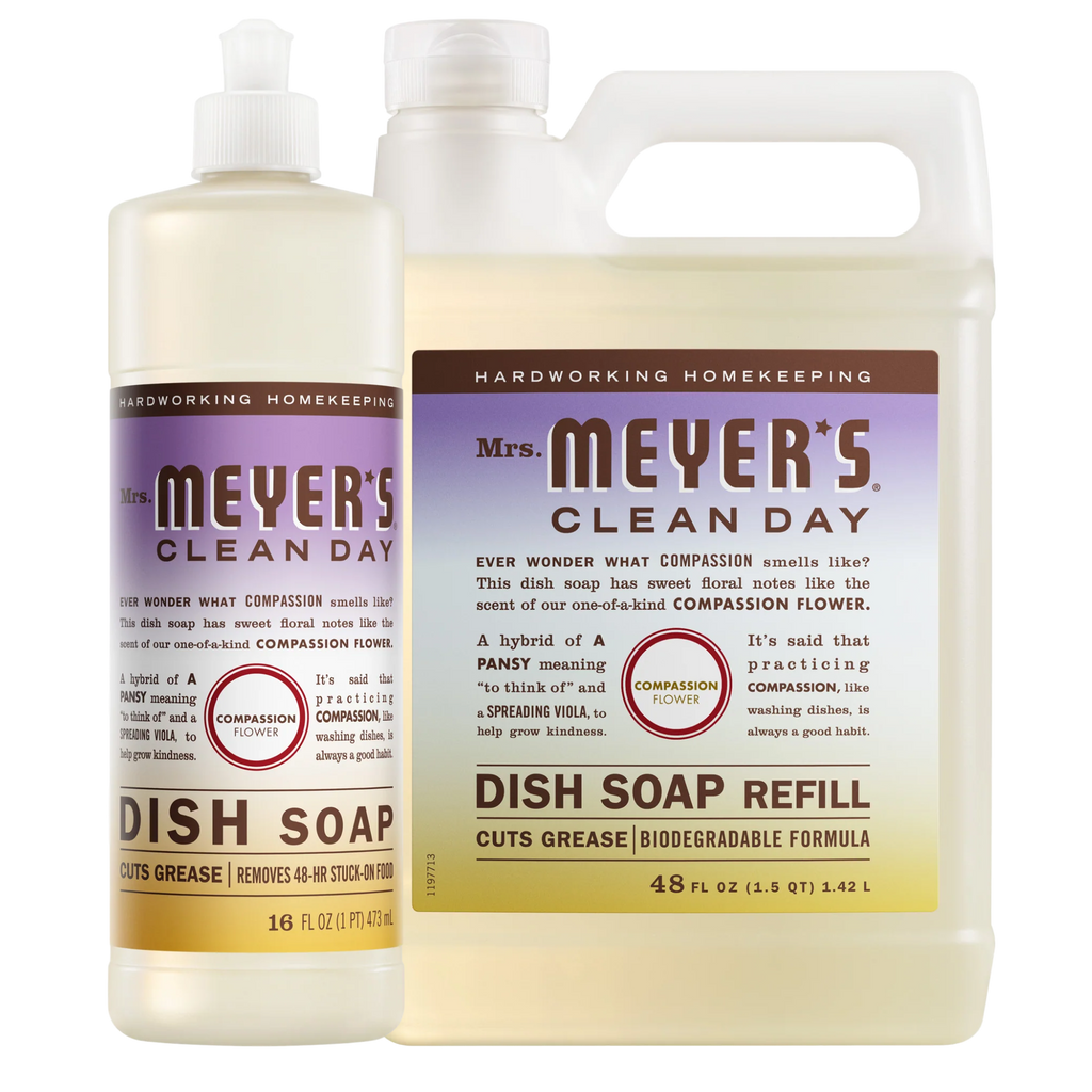 Home Care Compassion Flower Dish Soap & Refill Set