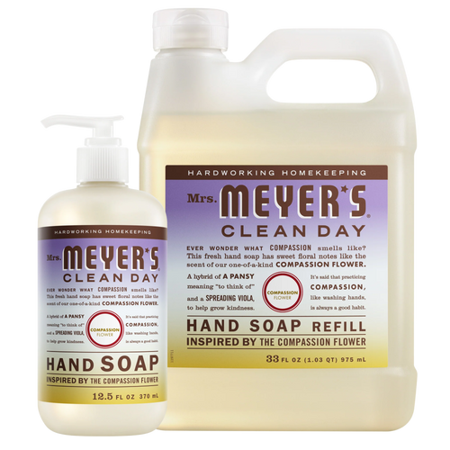 Compassion Flower Liquid Hand Soap & Refill Set - Home Care