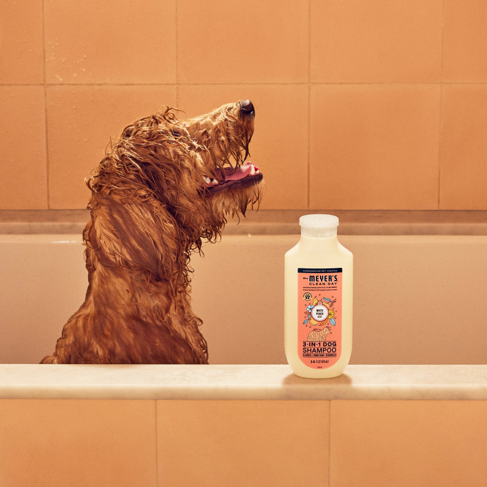 Home Care White Peach 3-in-1 Dog Shampoo