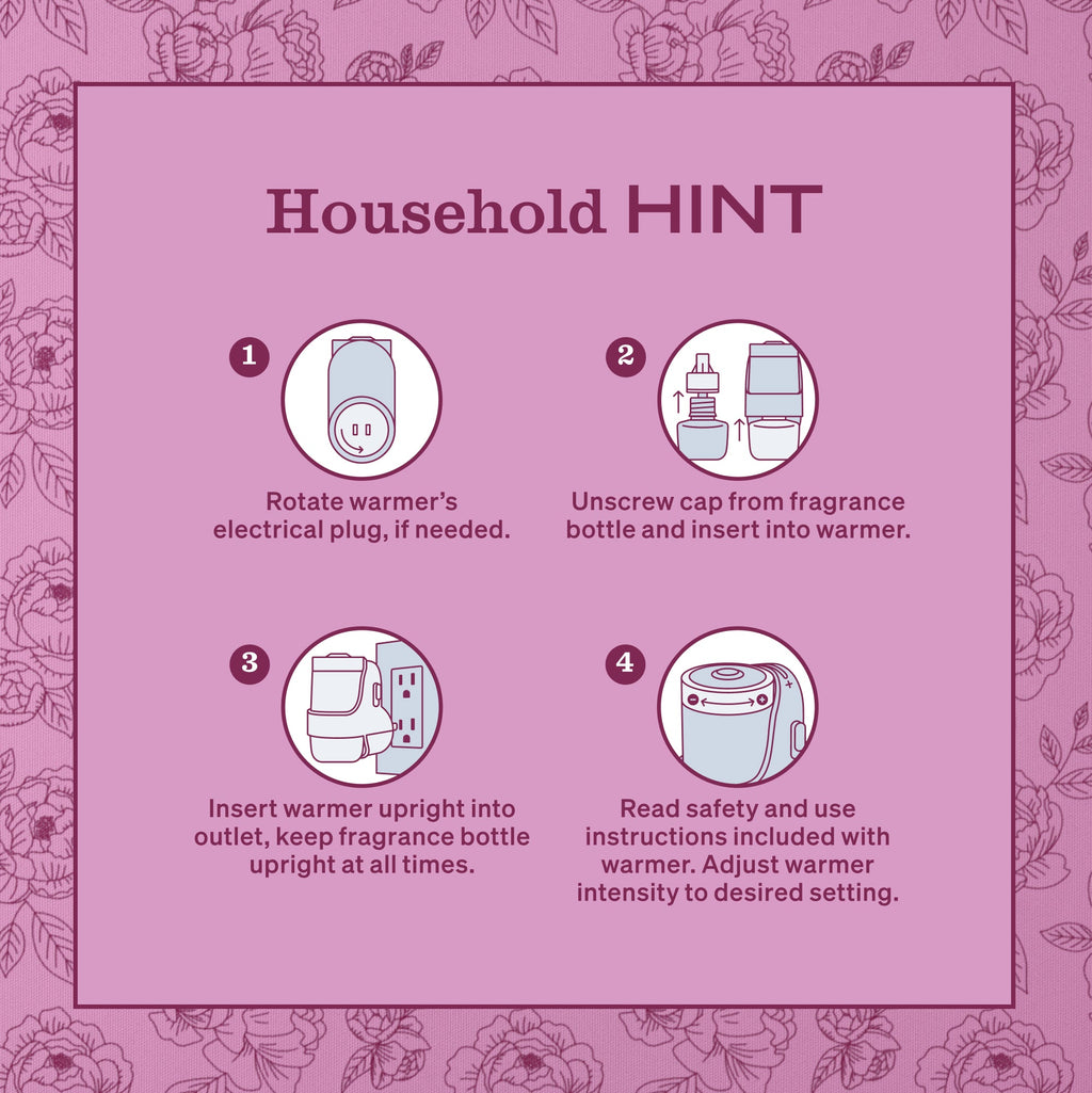 Home Care Peony Plug In Scented Oil Refill, 2-Pack