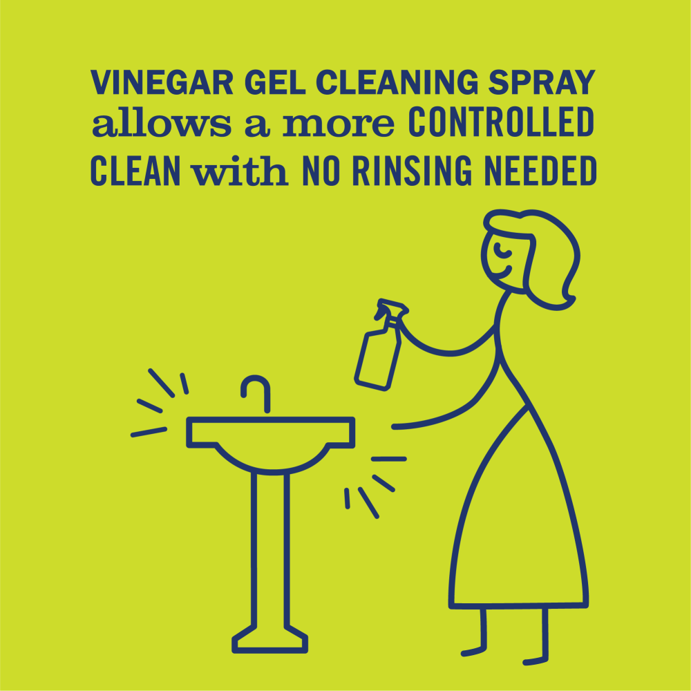 Home Care Lemon Verbena Vinegar Gel Cleaning Spray