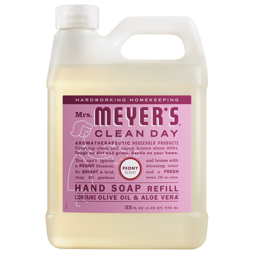 Home Care Peony Liquid Hand Soap & Refill Set