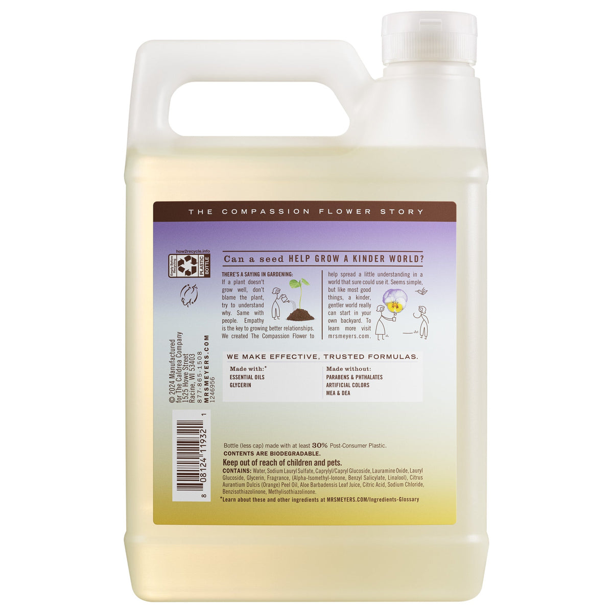 Compassion Flower Dish Soap Refill - Home Care